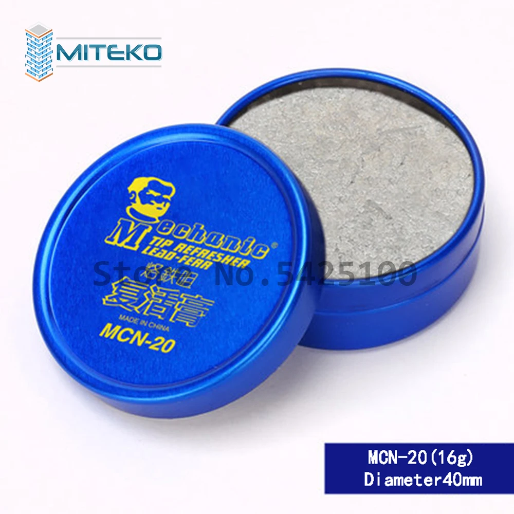 MCN 20 механический паяльник наконечник освежитель чистящая паста бессвинцовый