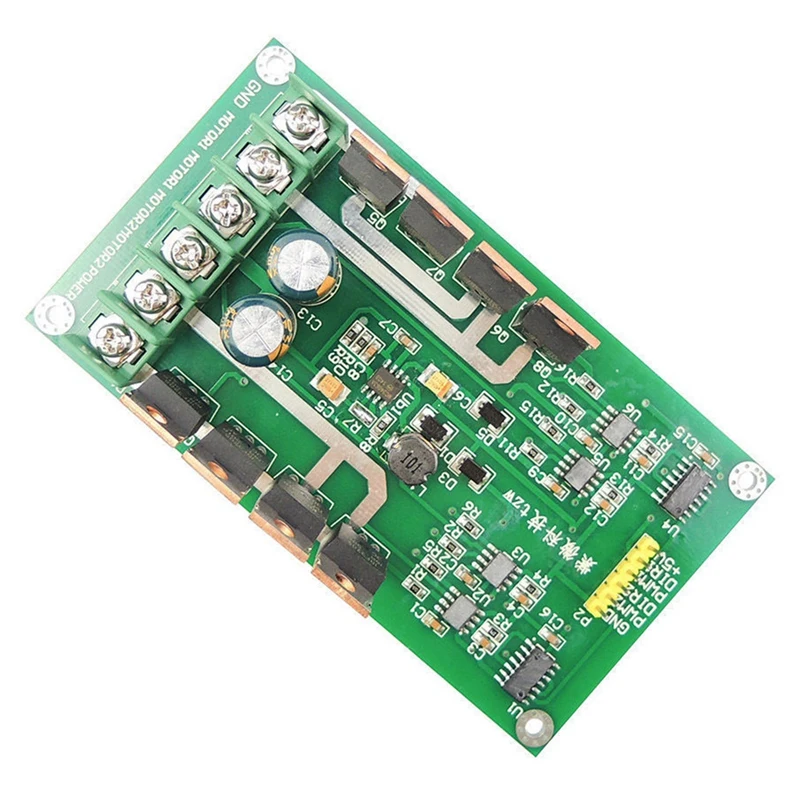 

Dual Motor Driver Module Board H-Bridge DC MOSFET IRF3205 3-36V 10A Driver Board