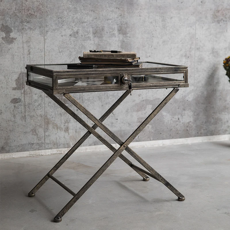 

industrial retro metal Carter Display Side Table
