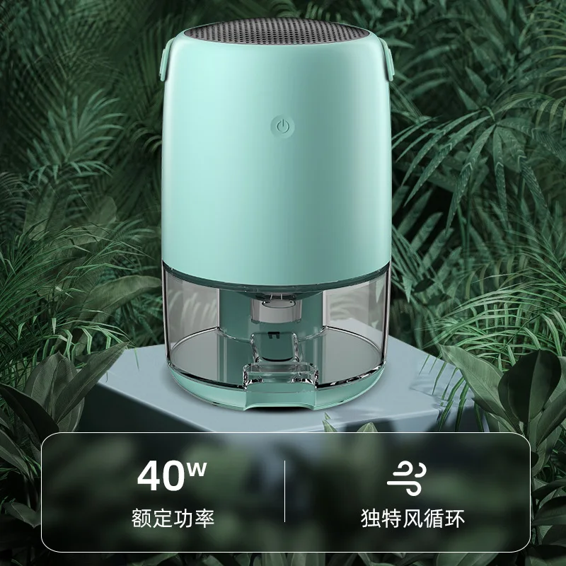 

Dehumidifier Moisture Absorbers Air Dryer Quiet Air Dehumidifier with 1100ml Water Tank for Home Basement Bathroom Wardrobe