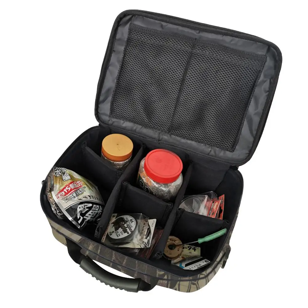 

Fishing Tackle Storage Bag Waterproof Large Capacity Wear Resistance Fishing Gear Accessories Hand Bag
