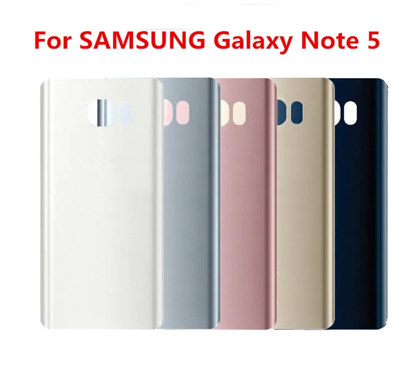 Задняя крышка для samsung note батарея Samsung Galaxy Note 5 N920 N920F задняя батарейного отсека