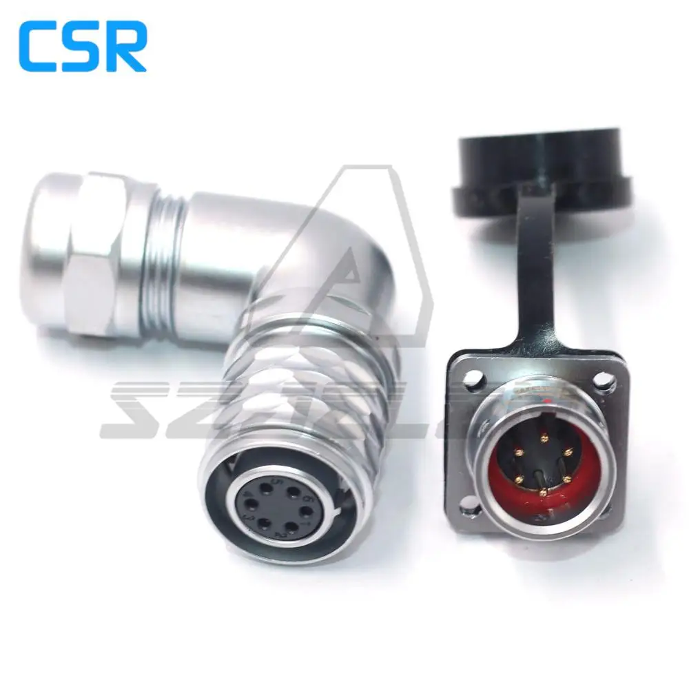 Weipu Sf1214p/Sf1213s 6-контактный водонепроницаемый разъем, гнездовой разъем, автомобильные Проводные Разъемы Ip67