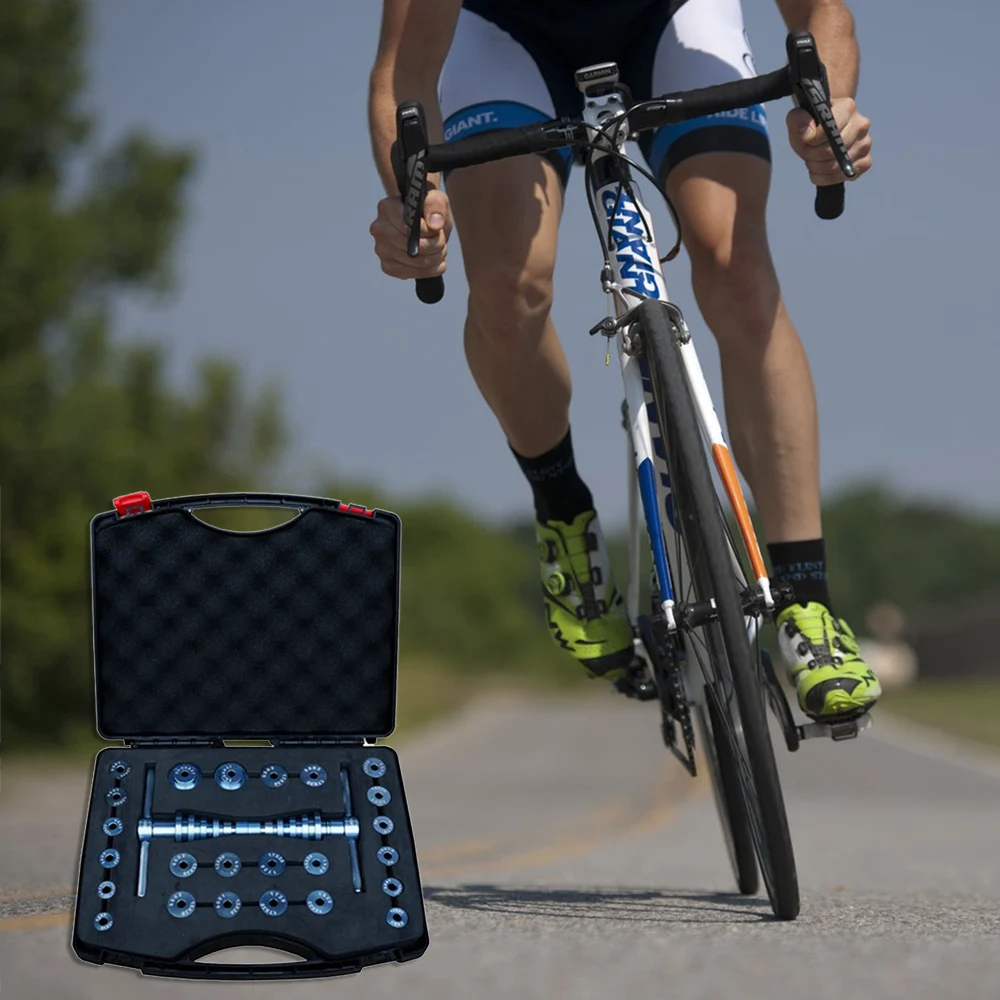 

Cycle Bearing Press Set Bicycle Bottom Bracket Hub Bike BB Axis Bearing Installation Kit Bicycle Bearing Installation Bike Tool