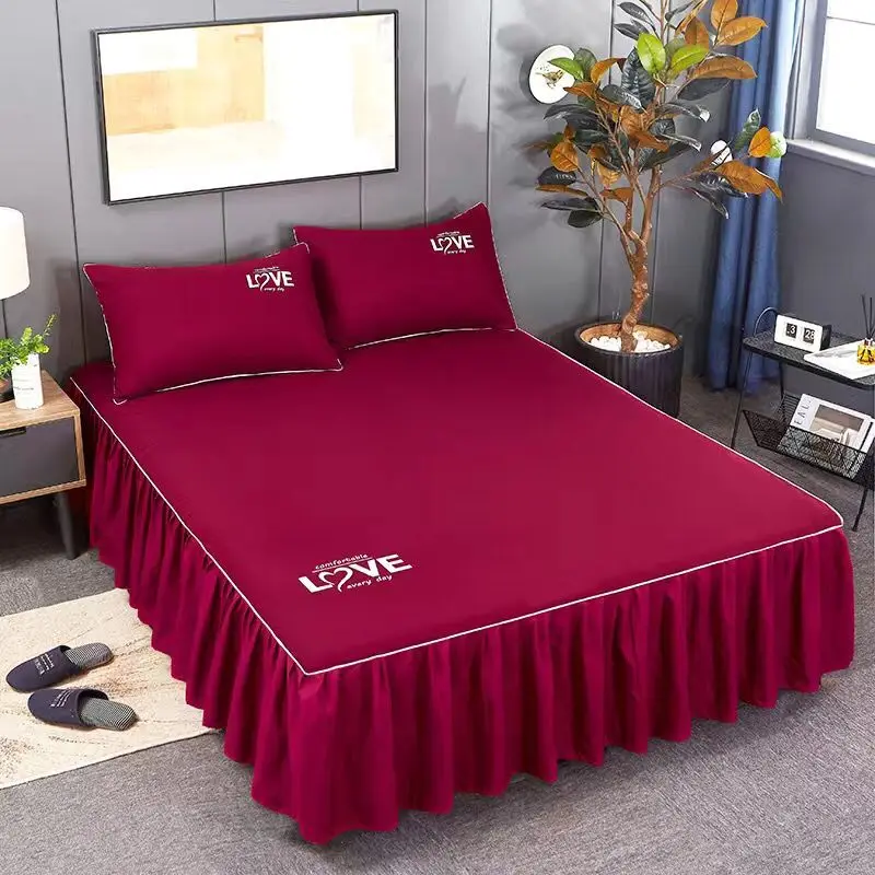 

3PCS/Set Decor Home Bed Sheets 100% Cotton Textile Bedding Flat Sheet Flower Bed Sheet+ Pillow Covers Pillow Soft Warm Bedsheets