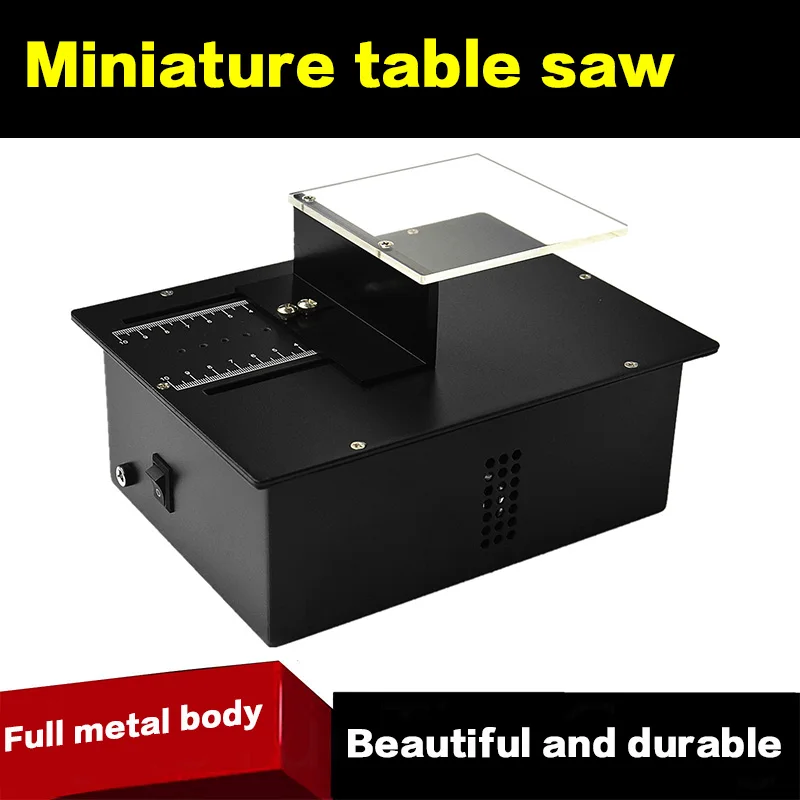 DIY деревообрабатывающие пилы металл акрил маленький режущий станок модель