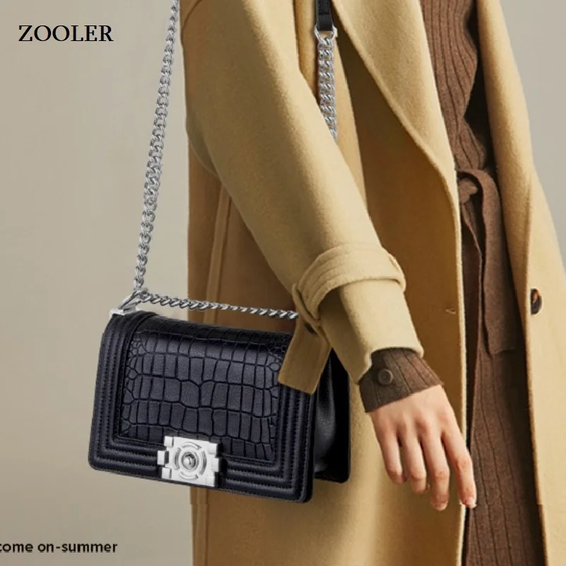 Женские сумки через плечо ZOOLER дизайнерские из натуральной кожи модель MD208 от