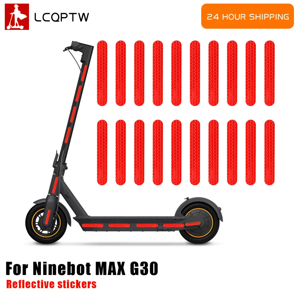 

Electric Scooter Reflective Sticker for Ninebot Max G30 G30D M365 kickscooter Multi-functionsafe Warning Stickers Accessories