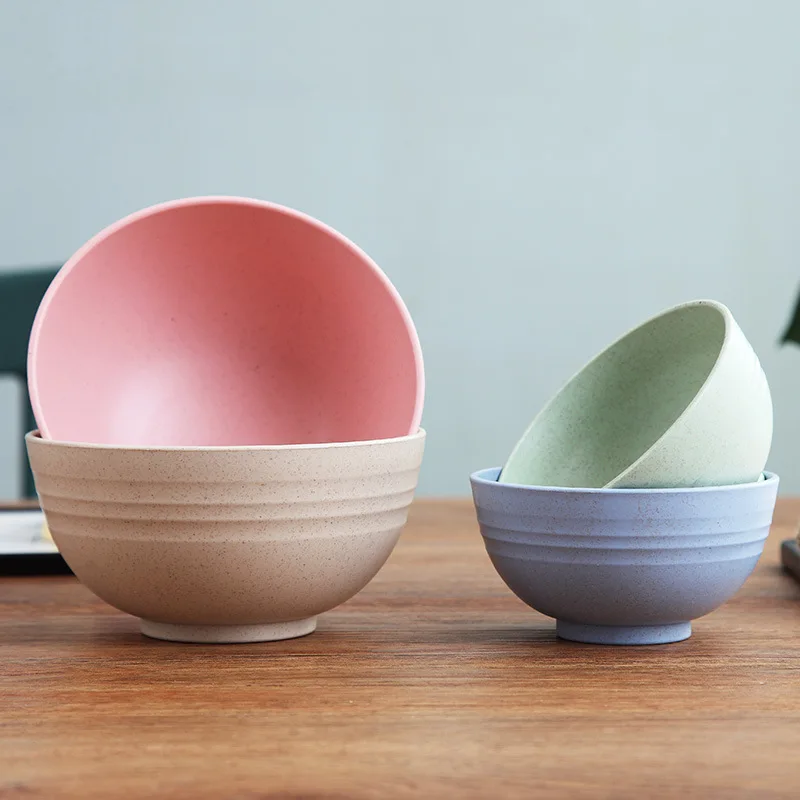 Миска из пшеничной соломы 4 шт.|Чаши| |