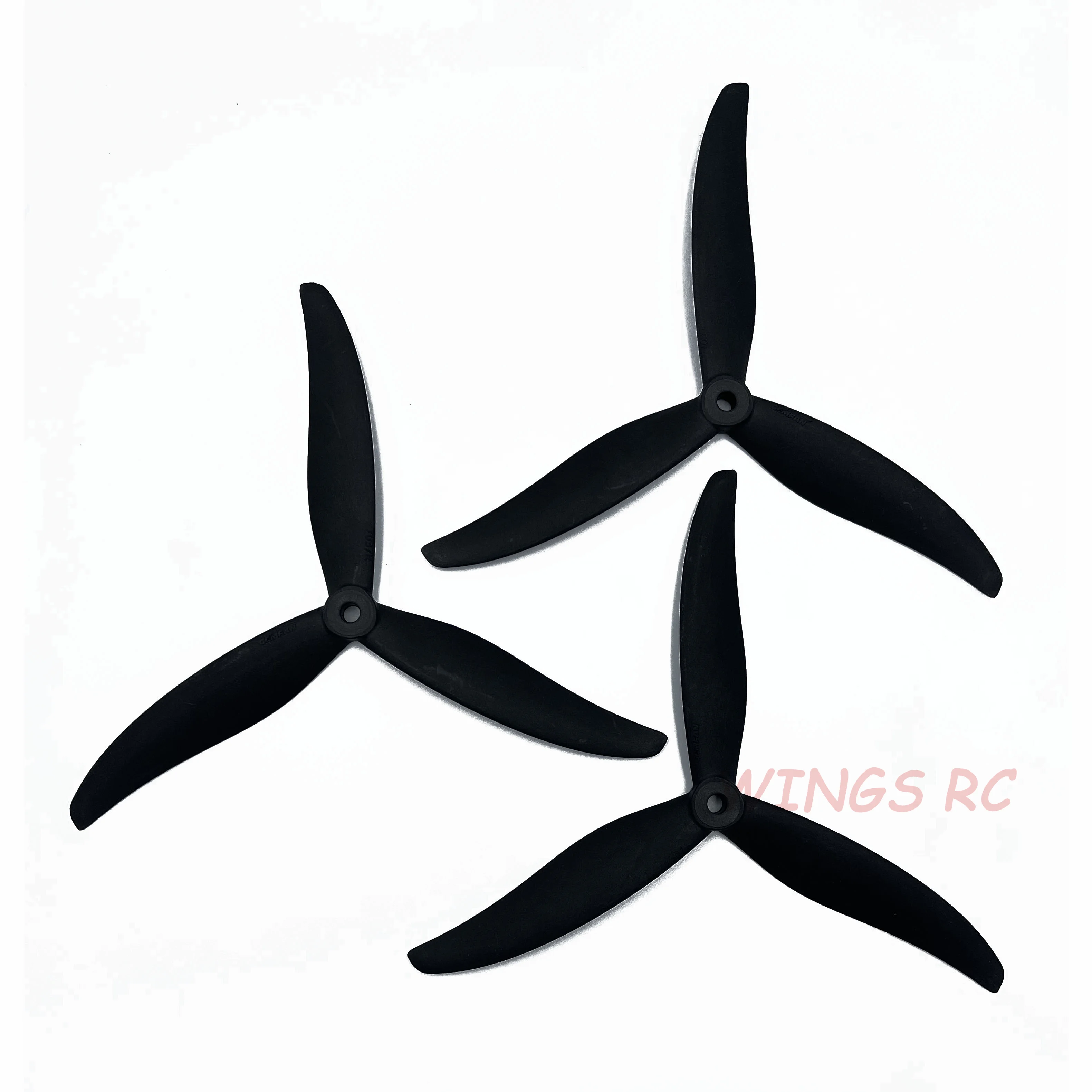 Gemfan CL 7037 7X3.7X3 3-лопастной прочный ПК/черный армированный винт для FPV 7 дюймов Cinelifter