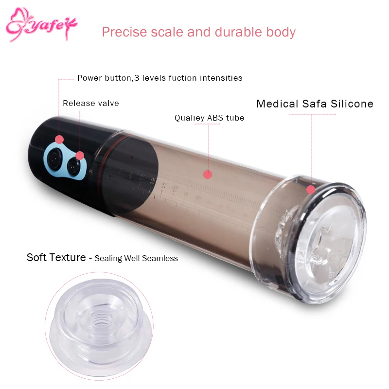 Увеличение пениса Мужской насос для вибратор мужчин Автоматический удлинитель