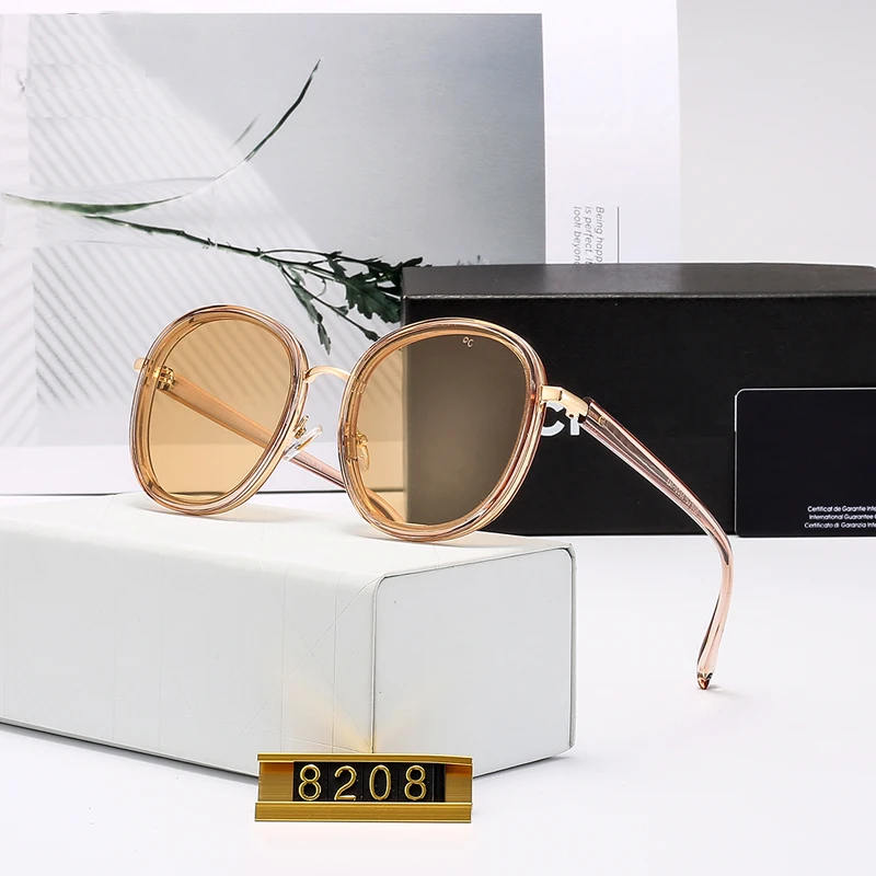 Новые Круглые Солнцезащитные очки в стиле ретро женские брендовые дизайнерские