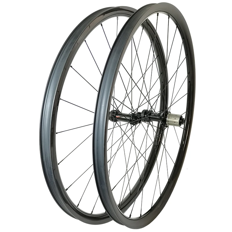 1195g 29er 30mm Asymmetric MTB XC Boost Tubeless Ready Carbon Wheels With Novatec D411CB-B15 110mm D412CB-B12 148mm Center Lock | Спорт и