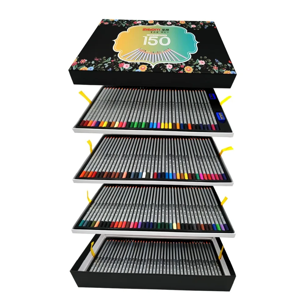 48/72/120 Цвет карандаш комплект принадлежности для живописи деревянная картина