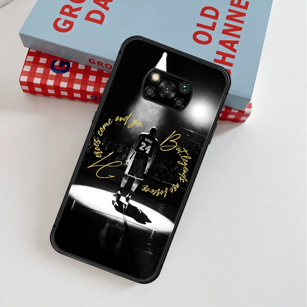 

Basketball Kobe 24 Black Mamba Phone Case For Xiaomi Mi Note 10 A3 9 MAX 3 A2 8 9 Lite Pro Ultra black Cell Soft Prime Pretty