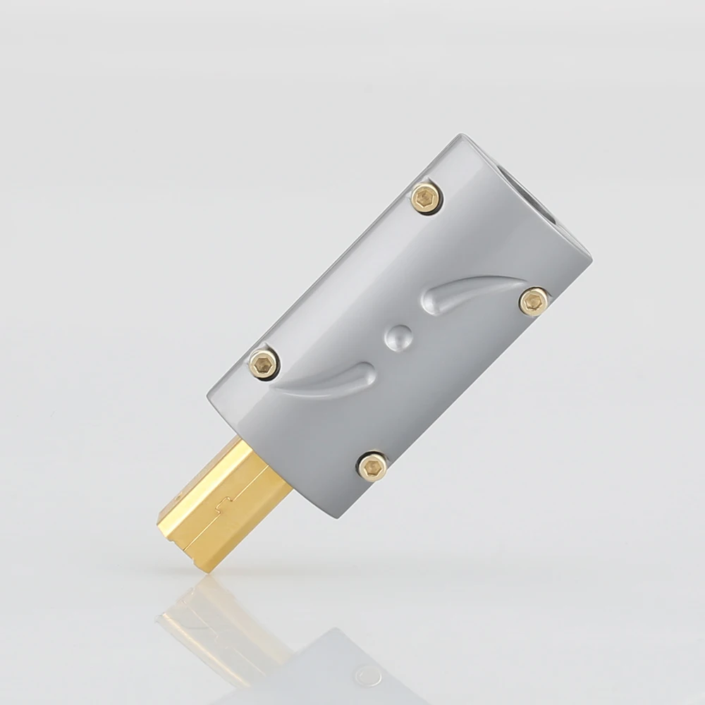 Виборг UB201 высококлассный позолоченный USB 2.0 24K штекер B DIY HI Fi кабель бронзовый