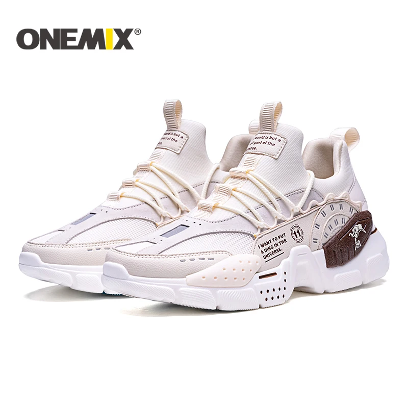 ONEMIX 2020 новые мужские кроссовки кожа амортизирующая спортивная обувь Мужская