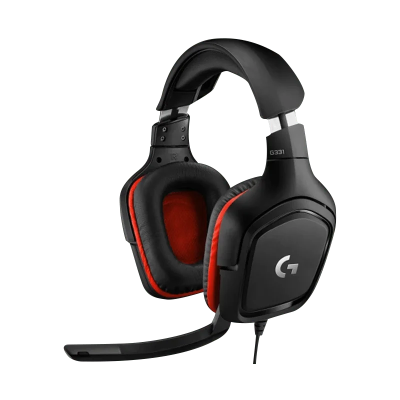 Logitech G331 стерео игровая гарнитура с проводной микрофон головные наушники для PUBG
