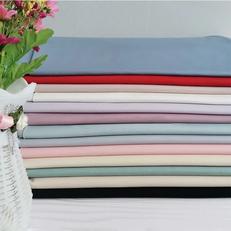 

White beautiful Tencel Rome ice silk stretch nylon cotton knitted fabric skirt pants T-shirt apparel fabric