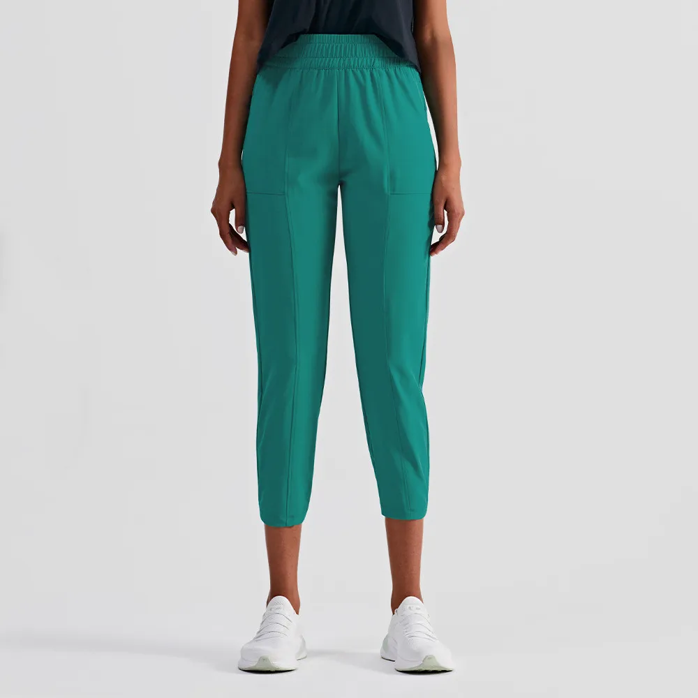 

Thin Quick Dry Yoga Pants Women Loose Sport Pants Gym High Waist Fitness Running Legging Elastic Workout Sportswear With Pocket