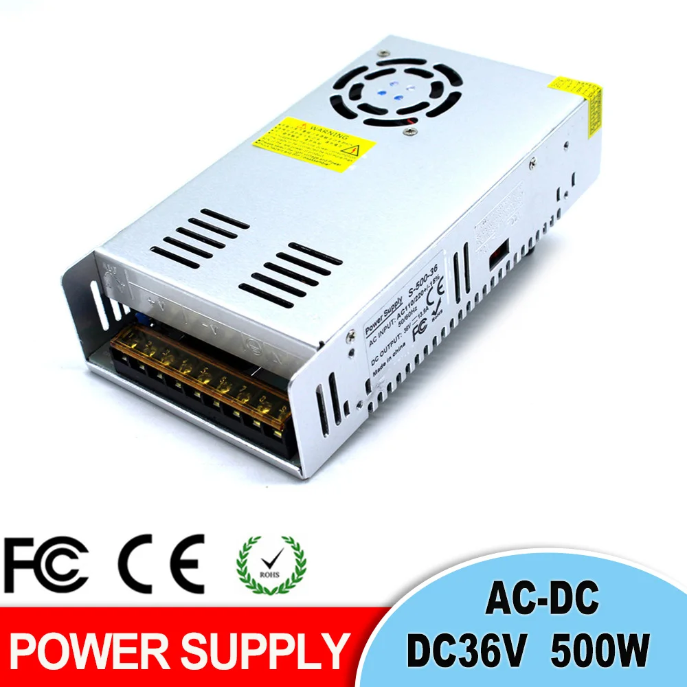Одиночный выход импульсный источник питания постоянного тока 36 В 13.9A 500 Вт