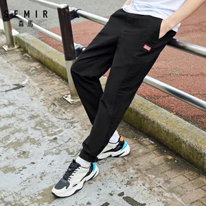 Брюки SEMIR мужские повседневные, корейские зауженные штаны, трендовые спортивные штаны, весна 2020