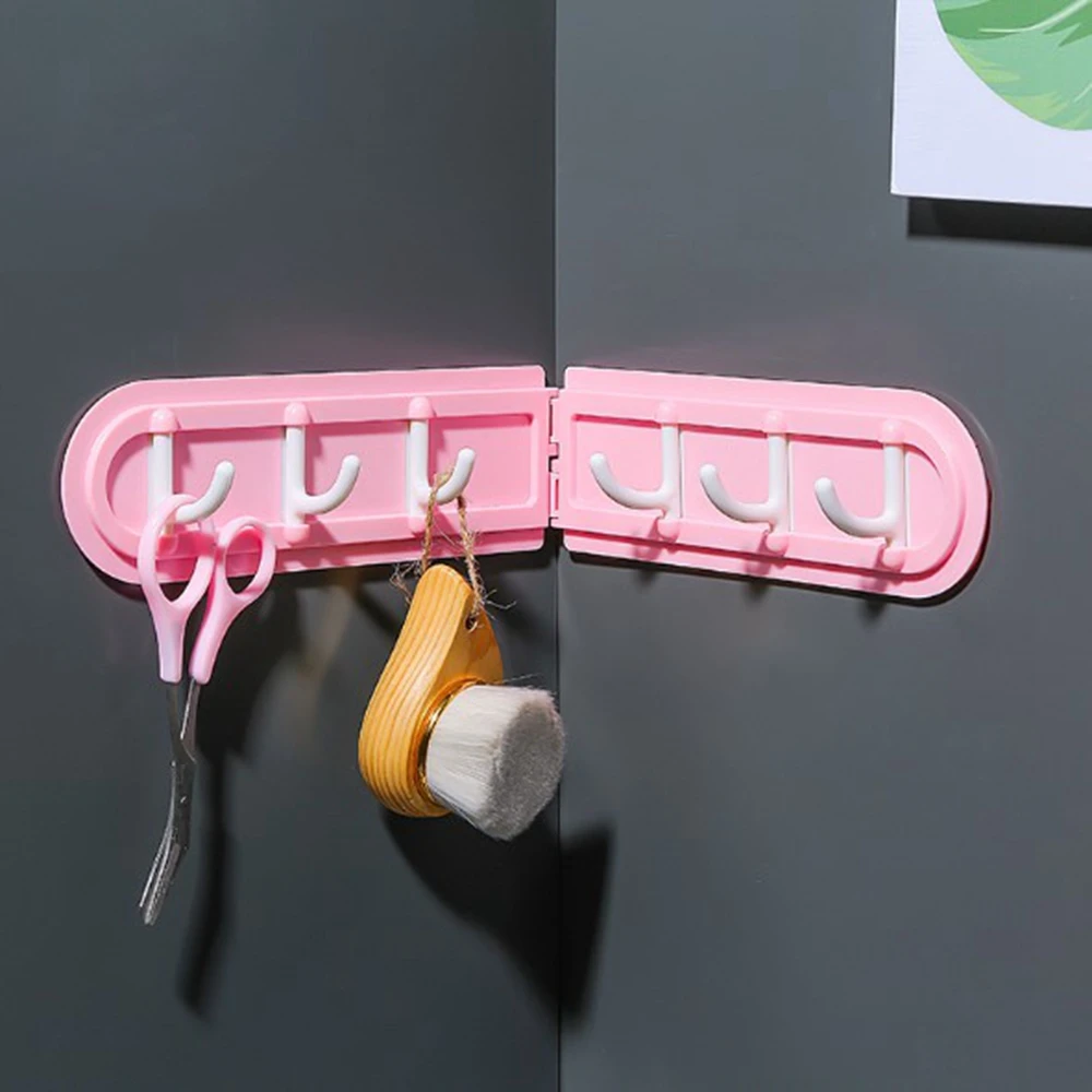 

1 шт. креативная дверь для хранения, мощный крючок, крючок, угловой крючок, кухонный крючок для отверстий, крючок для пальто, стойка для полот...