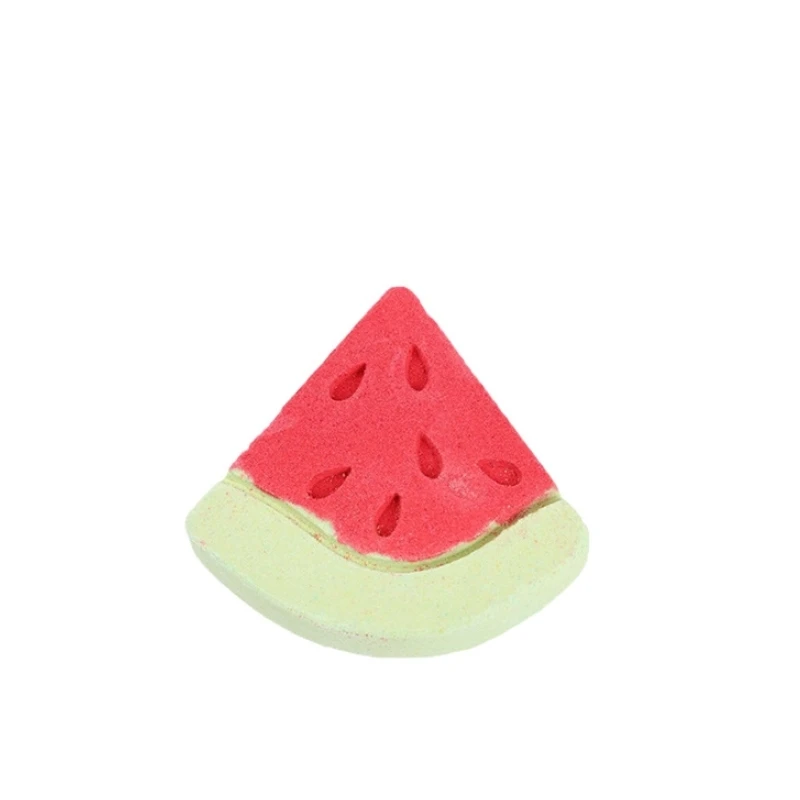 

3 Pcs Moisturizes Dry Sensitive Skin Releases Color Scent and Bubbles Watermelon Bubble Bath Bomb Natural Fizzy for Women