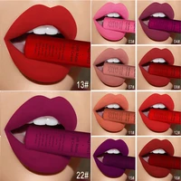 qibest 34 colors waterproof matte nude lipstick lipkit pigment dark red black long lasting lip gloss women makeup lipgloss