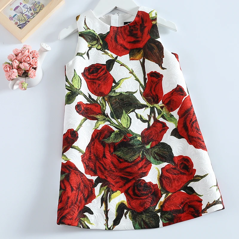 Детские летние платья 2020 Новые Вечерние без рукавов в европейском и американском