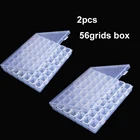 Новинка, лидер продаж, 2856 ячеек, аксессуары для алмазной вышивки, коробка для хранения алмазных картин и вышивки крестиком, ручки для рукоделия