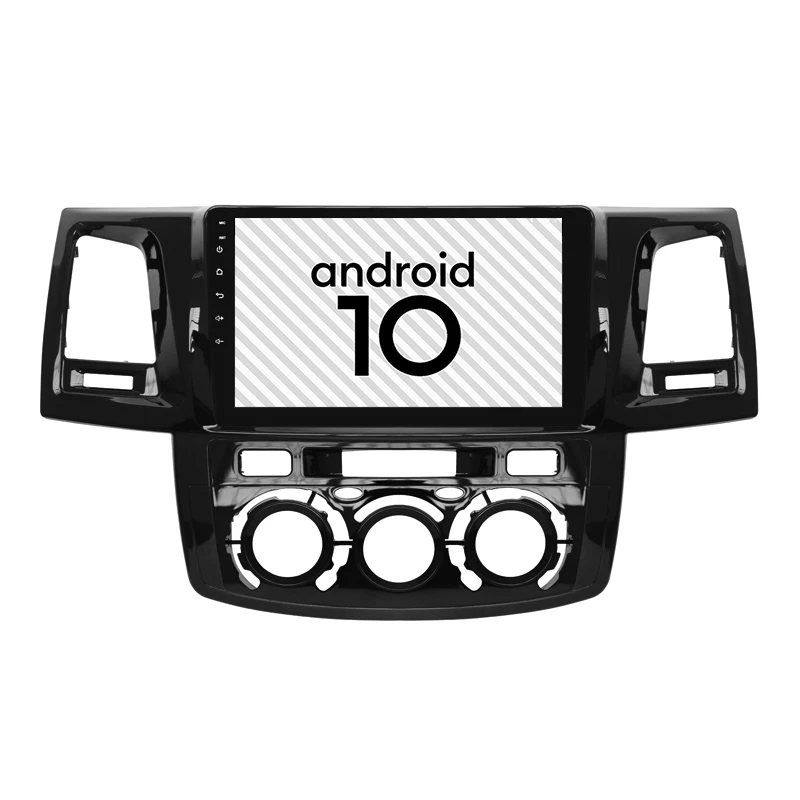 Автомобильный Android 10 0 gps 2.5D Взрывозащищенный экран для Toyota 12 Hilux Fortuner MT радио плеер