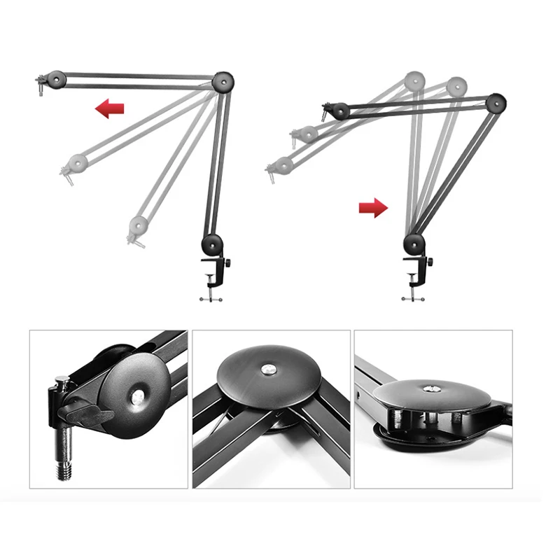 Новый дизайн подставка с регулируемым рычагом подвеска для Ножничного микрофона