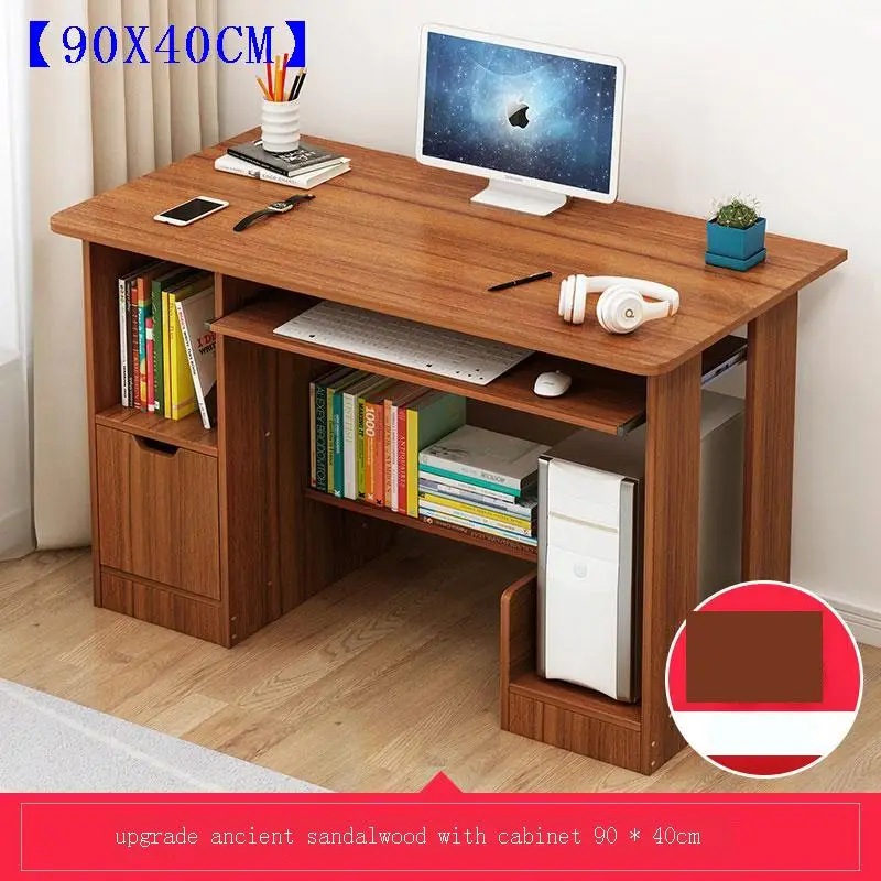 

Подставка для компьютера, портативный офисный стол, прикроватный столик для ноутбука, с книжным шкафом