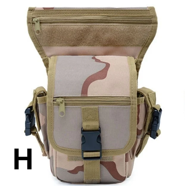 Style H 1 шт. Сумка для езды на ноге, Специальная водонепроницаемая сумка для оружия, Тактика для спорта на открытом воздухе, военная поясная сумка - Цвет: Style H