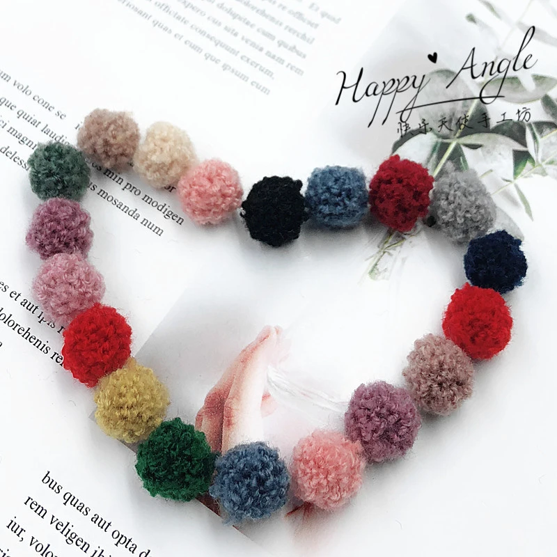 Мягкие плюшевые шарики 1 шт. помпон Тедди пушистые меховые для рукоделия