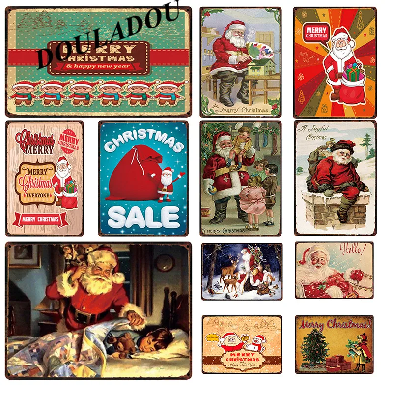 [Douladou] винтажный металлический жестяной знак для бара кафе празднования