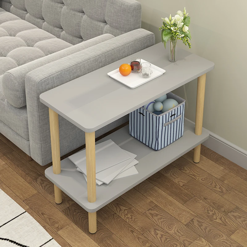 Концевой столик с хранилищем домашний квадратный мини паб журнальный