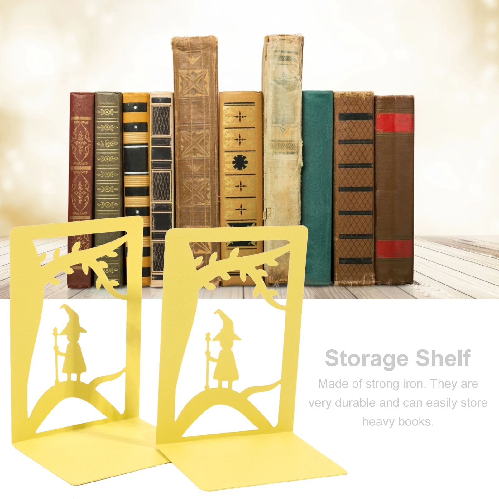

2Pcs Bookends L-shaped Desk Organizer Desktop Book Holder School Stationery Office Decorations Accessories Drop Shipping