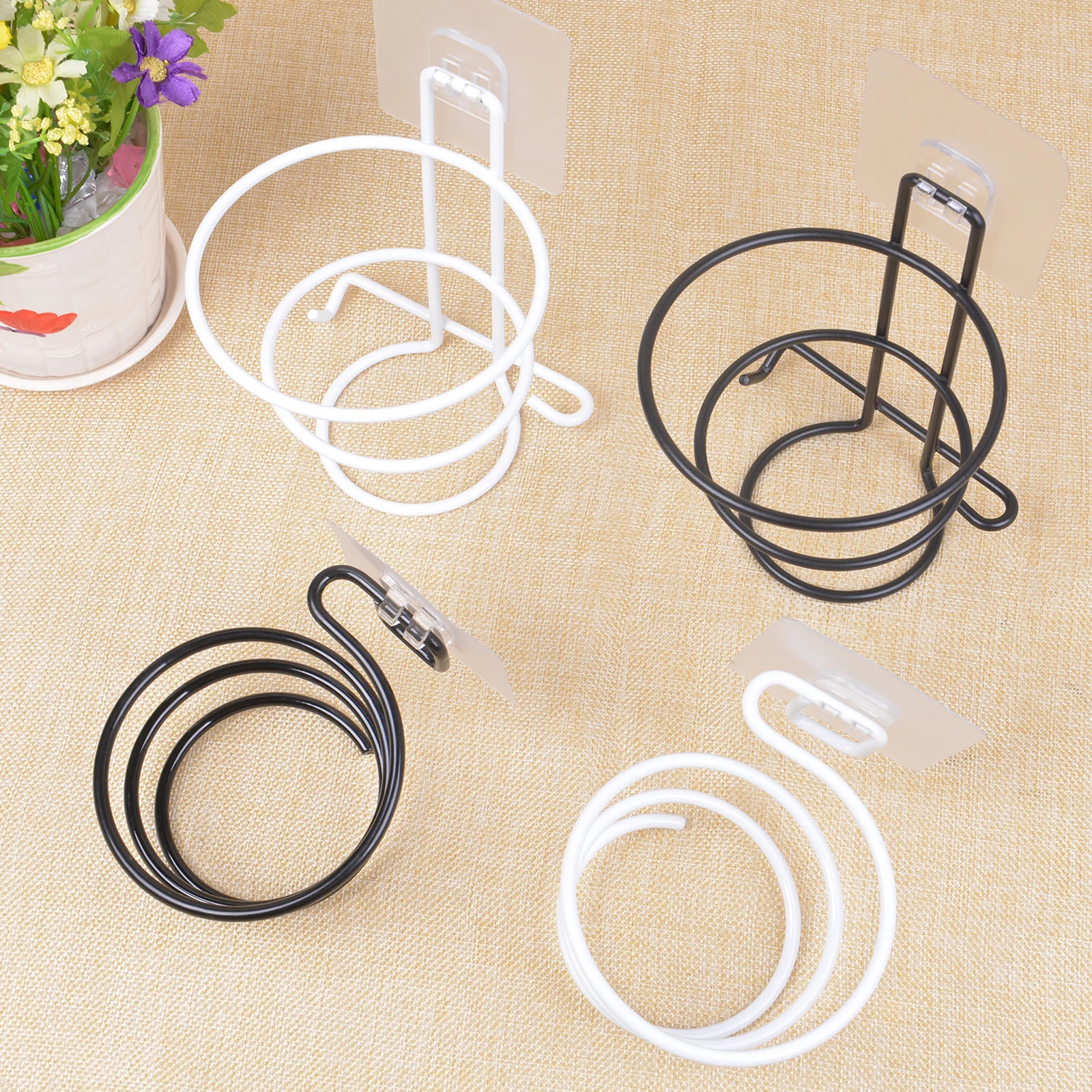 Металлическая стойка для фена настенный кронштейн ванной крючки полка хранения