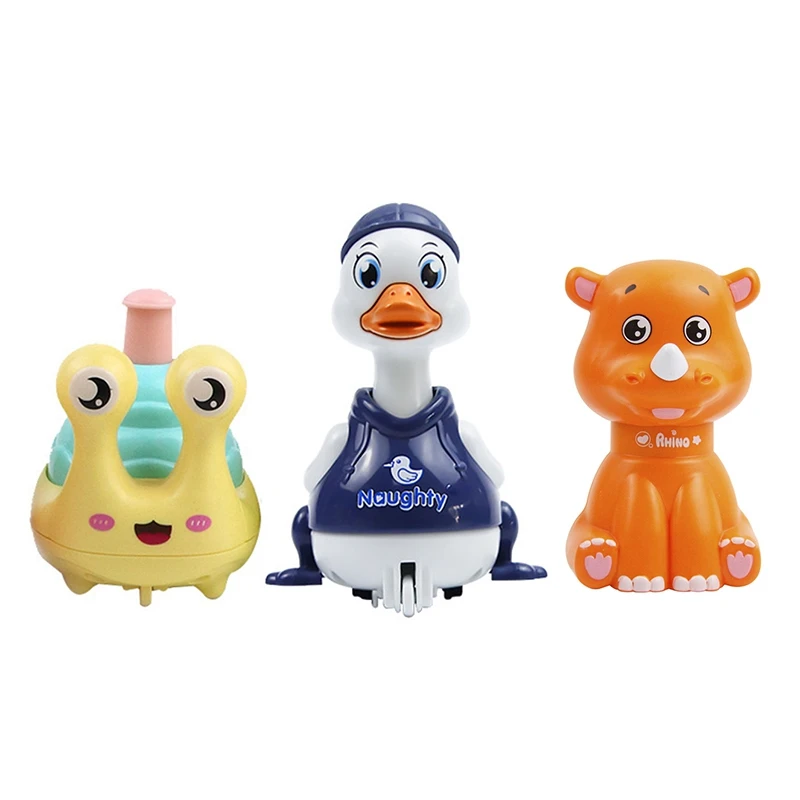 

FBIL-Model Animal Vehicles Inertial Car Kawaii Cartoon Car Model Pull Back Stunt Car for Children Toy