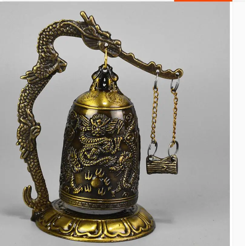 Украшение для стола фэн шуй креативный настольный колокольчик с драконом когда