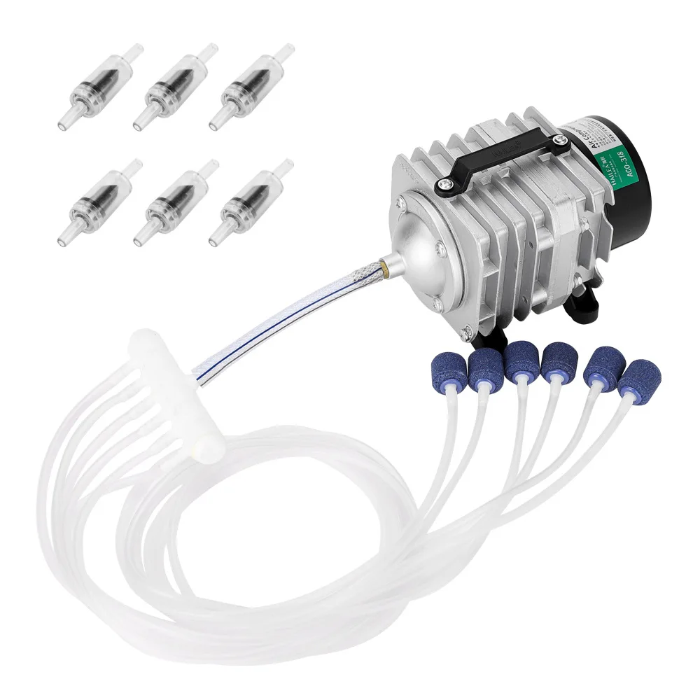 

Gas Pump Electromagnetic Air Compressor Fish Pond Fish Tank Air Pump Oxygen Jet Air Pump Aquarium Air Compressor 220v Air Pump