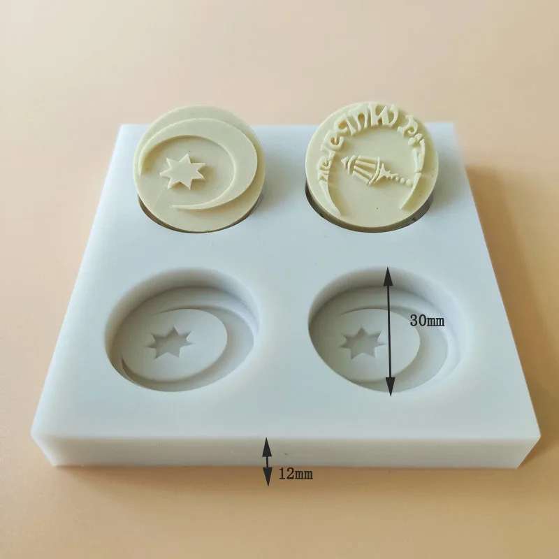 

New Arabic alphabet silicone mold Chocolate Fudge Fudge Tool DIY cake decorating mold