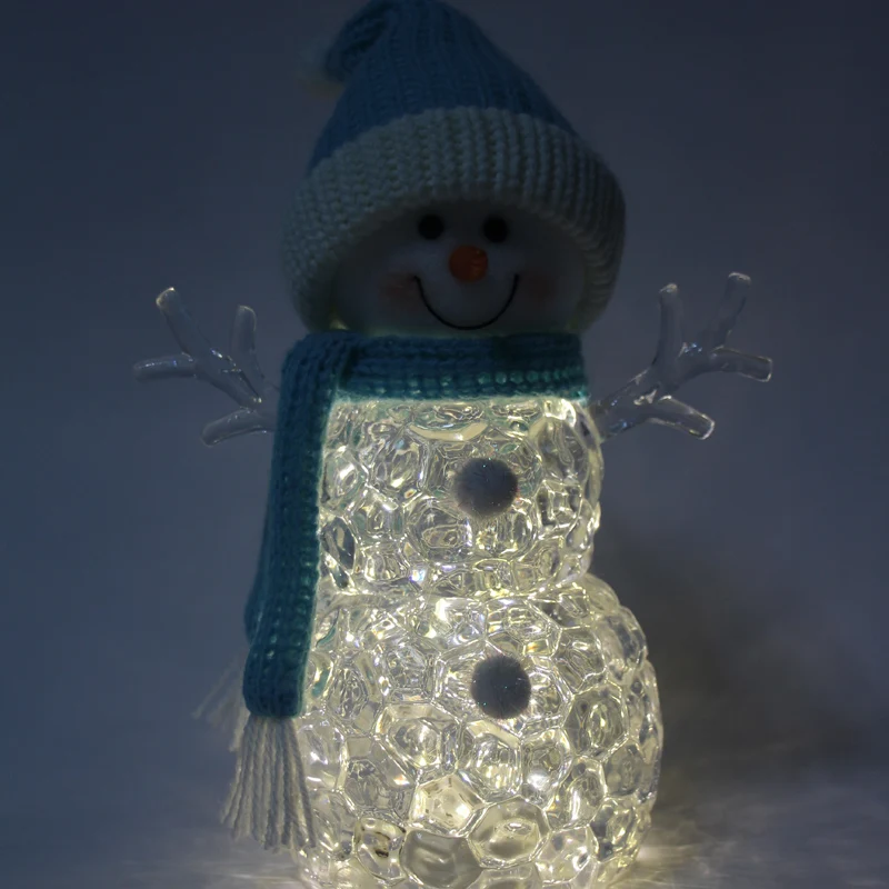 Светящийся Снеговик Санта Клаус светодиодный мигающий струнный светильник