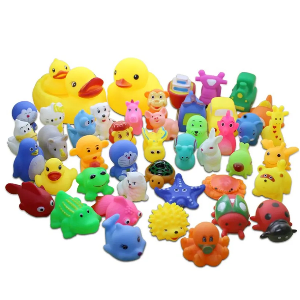 BB игрушки для купания детская резиновая утка душа черепаха курица лягушка