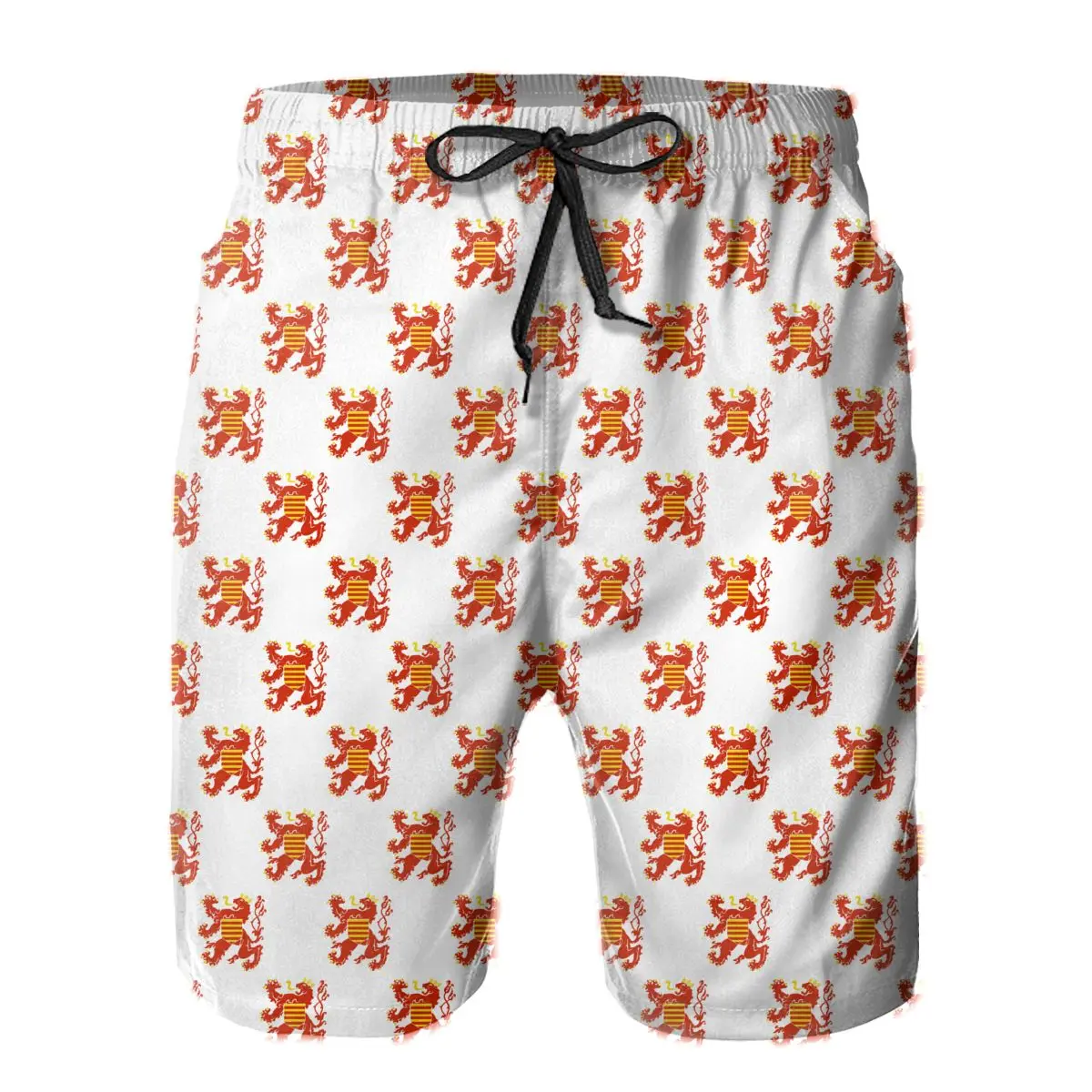 

Summer Men Causal Shorts Breathable Quick Dry Geeky Belgian Casual Flag Of Limburg (Belgium) Hawaii Pants