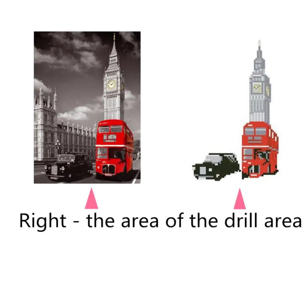 

5D DIY Diamond Painting Kit for Adults City Landscape Cross Stitch Art Decor