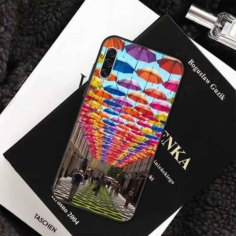 

Colorful umbrellas Phone Case For Samsung Galaxy M10 20 30 A 40 50 70 71 6S A2 A6 A9 2018 J7 CORE PLUS STAR S10 5G C8