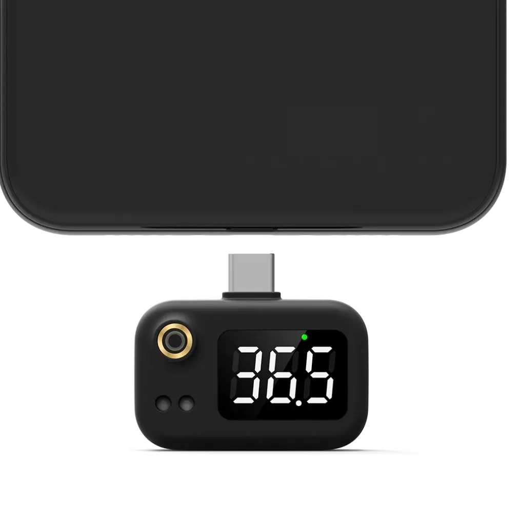 

Usb Intelligent Mini Mobile Phone Thermometer Health Care Convenient Infrared Electronic Digital Thermometer